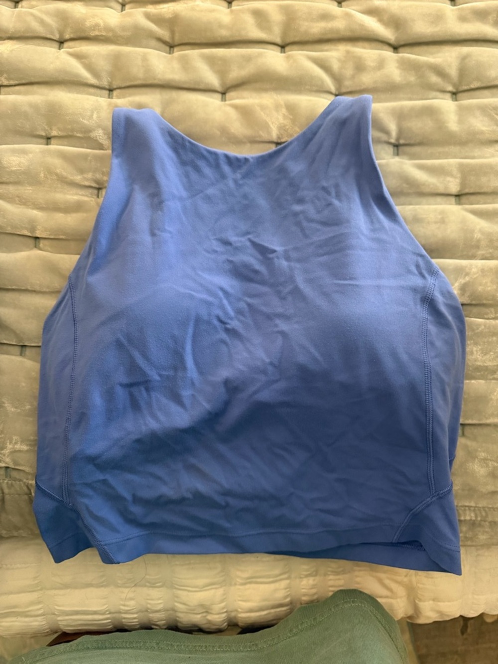 Lululemon Align High Neck Tank Size 4 Blue